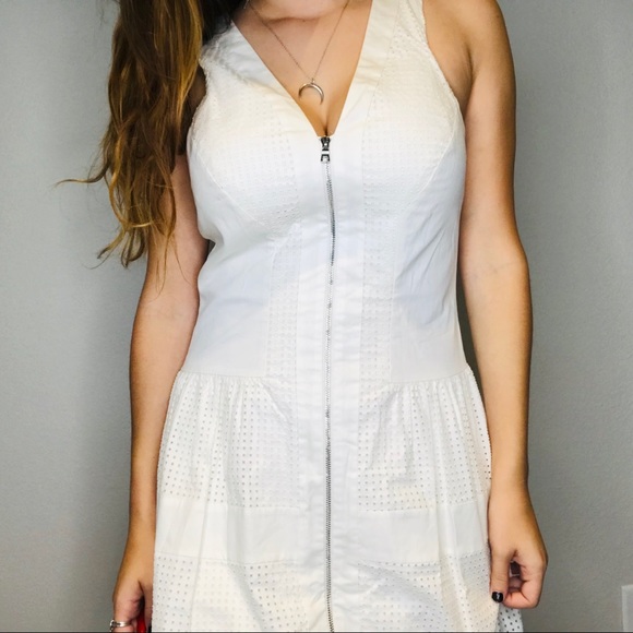Robert Rodriguez cutout White zipper dress - Picture 6 of 6